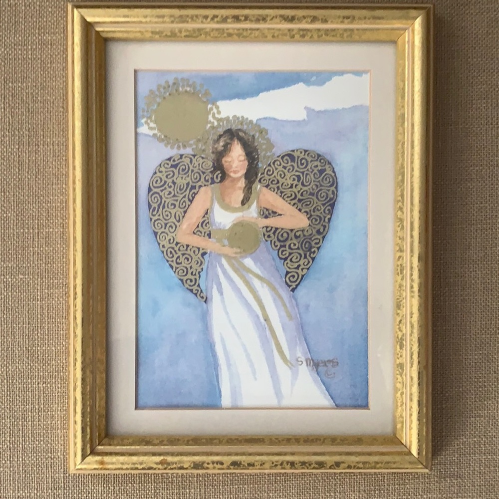 Framed Angel Print